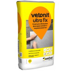 Клей плиточный "Vetonit ultra fix" эластичный 25кг (беспылевой, С2 T S1)