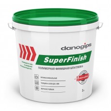 Шпаклевка-паста финишная "Danogips" SuperFinish /Шитрок (ведро 3л, 5кг)