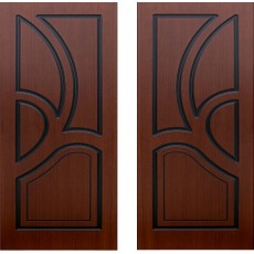 Дверь шпонированная Велес шоколад ПГ-600