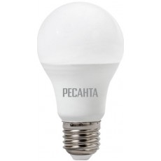 Лампа светодиодная LL-R-A60-13W-230-3K-E27 (груша, 13Вт, теплый Е27) Ресанта 