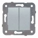 Выключатель 2-кл проходной серебро WKTT00112SL-BY Panasonic- купить в Remont Doma| Каталог с ценами на сайте, доставка.