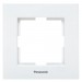 Рамка 1-постовая белаяWKTF08012WH-BY Panasonic — купить в Починке: цена за штуку, характеристики, фото