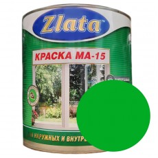 Краска МА-15 зеленая 1,6 кг "Zlata" Азов