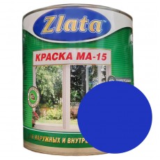 Краска МА-15 синяя 1,6 кг "Zlata" Азов