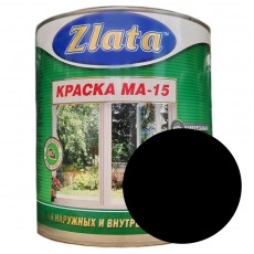Краска МА-15 черная 1,6 кг "Zlata" Азов