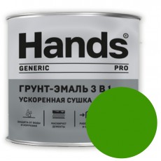 Грунт-эмаль 3в1 Hands Generic PRO ярко-зеленый 1.8 кг
