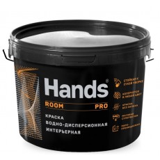 Краска "Hands Room PRO" интерьерная акриловая супербелая 6 кг 