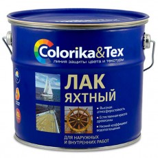 Лак для яхт глянцевый "Colorika&Tex" 2,7 л