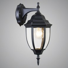 Светильник уличный настенный 17062-WD черный 1*E27 h375, SHJ20