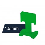Система выравнивания плитки 3D-KRESTIKI Зажим Флажок 1,5мм (100шт/упак) 