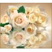 Декоративное панно VIP Белые розы 294х260 (12л)  Фотообои- Каталог Remont Doma
