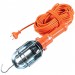 Купить Светильник-переноска LUX ПР-60-05 оранжевый 5 м 60W Е27 металлический кожух (без лампы) в Починке в Интернет-магазине Remont Doma