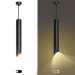 Купить Светильник подвесной (подвес) PL 17 BK MR16/GU10, черный, потолочный, цилиндр в Починке в Интернет-магазине Remont Doma