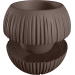 Купить Кашпо "Сфера" 1,7л. Цвет Темно-коричневый в Починке в Интернет-магазине Remont Doma