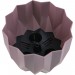 Кашпо "Геометрия" 0,8л. Цвет Пыльная роза - купить по низкой цене | Remont Doma