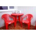Купить Кресло пластиковое "Фламинго" красное в Починке в Интернет-магазине Remont Doma