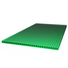 Сотовый поликарбонат "ТитанПласт" 4,0 мм (2100х6000), зеленый