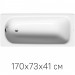 Ванна Saniform Plus 371-1 170/73 без ножек — купить в Починке: цена за штуку, характеристики, фото
