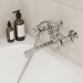 Купить Смеситель для ванны Milardo Duplex DUPSB02M02 (излив 17,3см) в Починке в Интернет-магазине Remont Doma