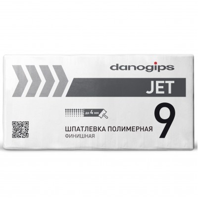Шпаклевка полимерная белая "Danogips" DANO JET9, 20 кг