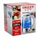 Купить Чайник DELTA LUX DL-1204W корпус из жаропрочного стекла, белый: 2200 Вт, 1,7 л в Починке в Интернет-магазине Remont Doma