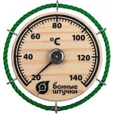 Термометр "Штурвал" для бани и сауны "Банные штучки"